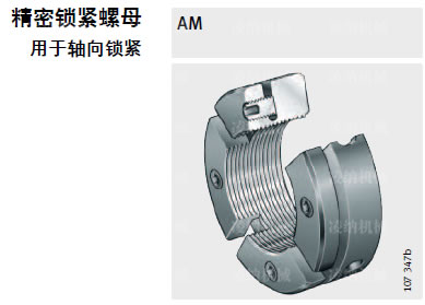 精密锁紧螺母AM15拆分说明图